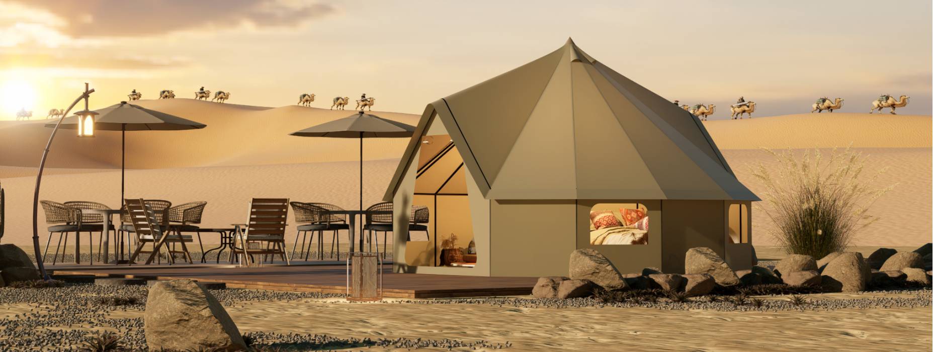 龙门县露营酒店帐篷产品